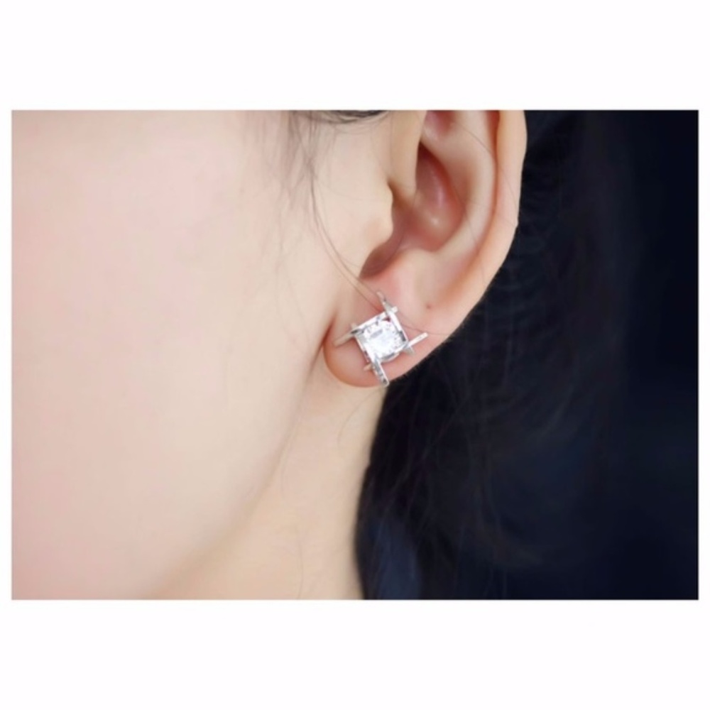 ❤️4 for $20 Sale Elegant stud earring gold/sliver - Picture 3 of 5